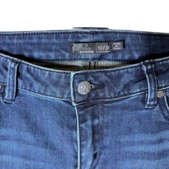 Prana | Women's Dark Wash Denim Bootcut Jeans Size 10 - Picture 4 of 6